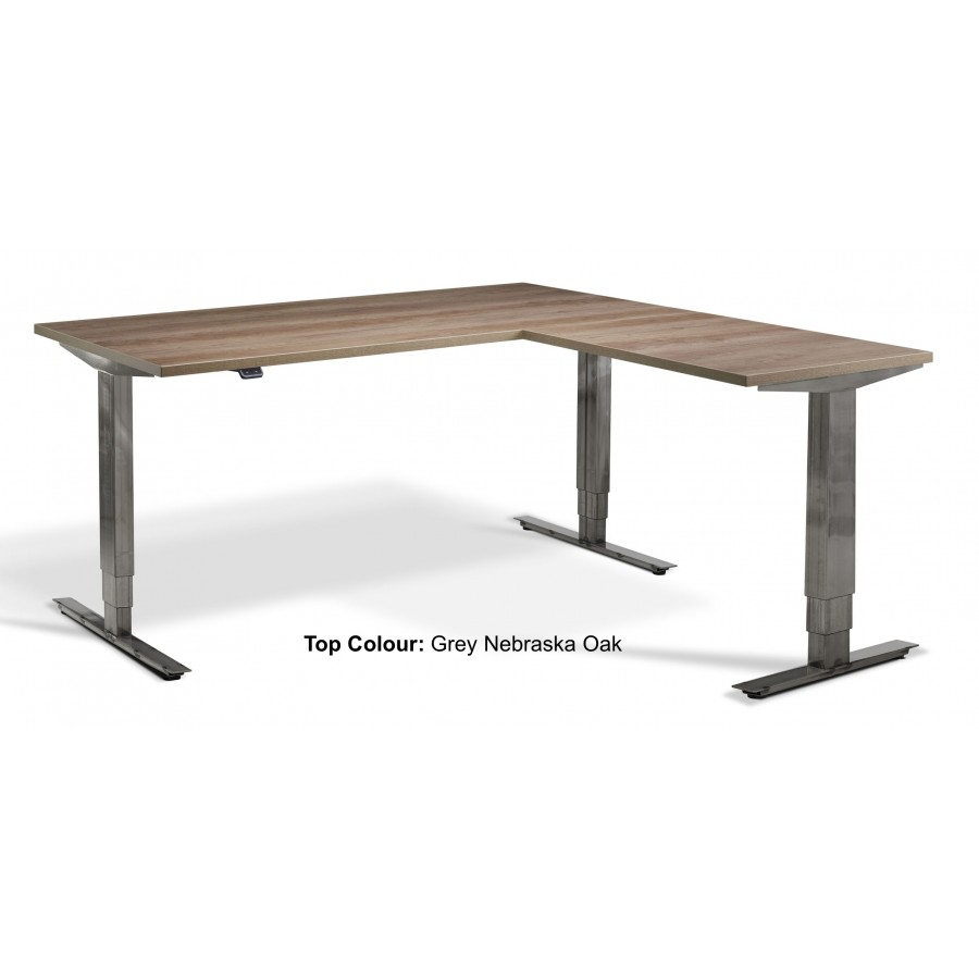 Forge Corner Triple Motor Height Adjustable Desk